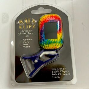 Kala Klipz Chromatic clip on tuner- tie dye -new in packaging